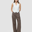 Women Essential Short Vest Off White
