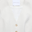 Women Essential Short Vest Off White