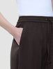 Women's Linen Pants Relaxed Espresso