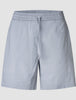 linen set stone grey top relaxed shorts