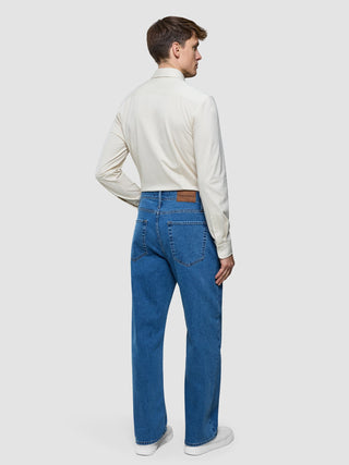 Matteo Jeans Relaxed Fit Mid Blue