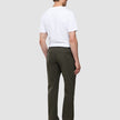Refine Cotton Pants Relaxed Fit Dark Olive