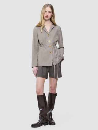 Women Rhea Shirt Golden Beige Melange