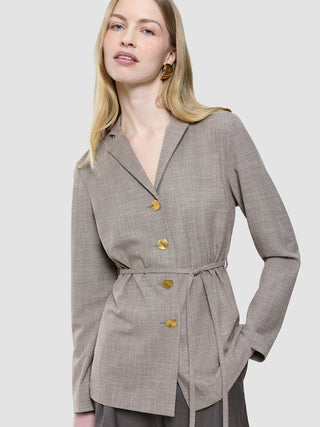 Women Rhea Shirt Golden Beige Melange