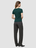 Women Rib T-shirt Evergreen