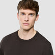 Seamless Core Knit Crewneck Dark Brown