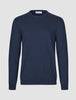 Seamless Core Knit Crewneck Dark Navy