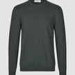 Seamless Core Knit Crewneck Green Night