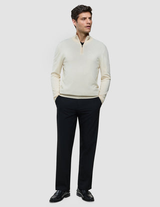 Seamless Core Knit Half Zip Birchwood