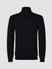 Seamless Core Knit Half Zip Black