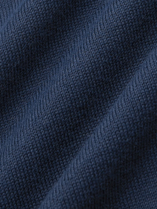 Seamless Core Knit Long Sleeve Polo Dark Navy