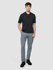 Seamless Core Knit Short Sleeve Polo Black