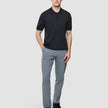 Seamless Core Knit Short Sleeve Polo Black