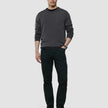 Seamless Premium Merino Knit Crewneck Charcoal Grey