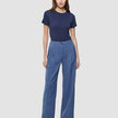 Women Serene Pants Wide Ombre Blue Herringbone