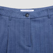 Women Serene Pants Wide Ombre Blue Herringbone