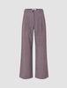 Women Serene Pants Wide Pink Winery Herringbone
