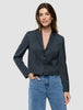 Women Skye Short Blazer Charcoal Melange