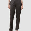 Women Skye Pants Tapered Dark Chestnut Melange