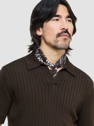Soft Cotton Bandana Brown Tropic