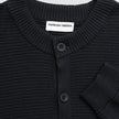 Structured Knit Cardigan Black