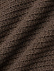 Structured Knit Cardigan Dark Brown