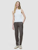 Women's Structured Knit Top Off White