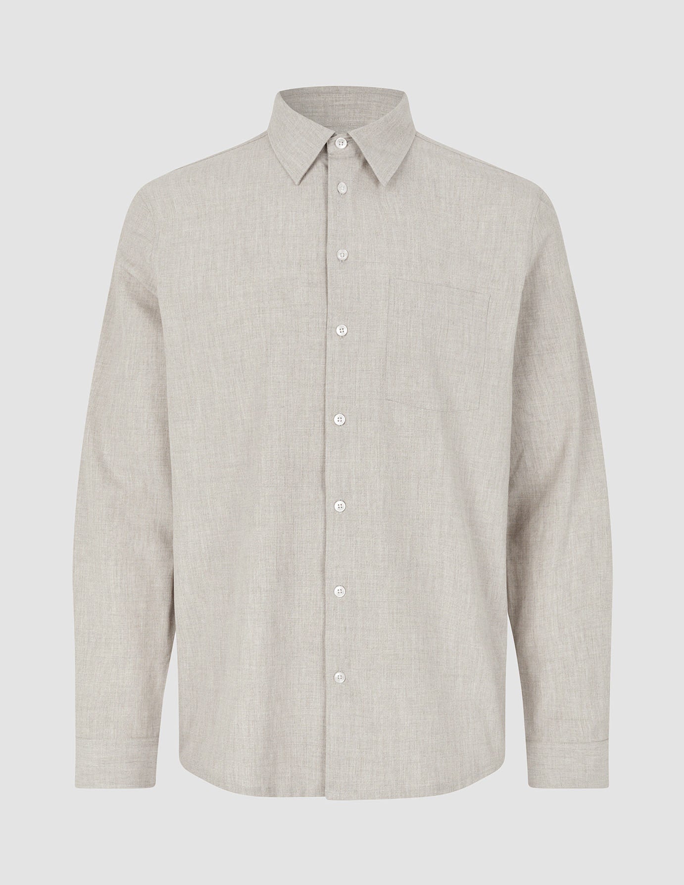 Tech Linen Casual Shirt Sandshell
