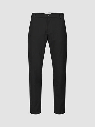 Tech Linen Elastic Pants Black