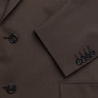 Tech Wool Blazer Dark Cocoa Brown Slim