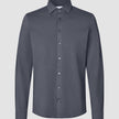 Travel Shirt Charcoal Grey Slim