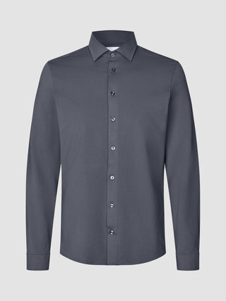 Travel Shirt Charcoal Grey Regular