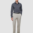 Travel Shirt Charcoal Grey Slim