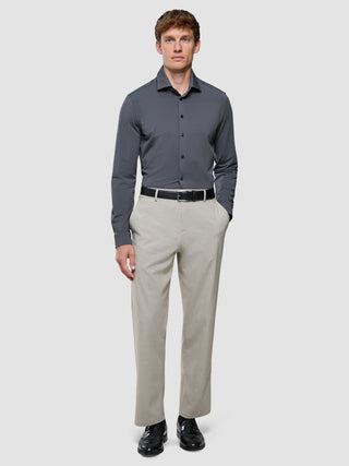 Travel Shirt Charcoal Grey Regular