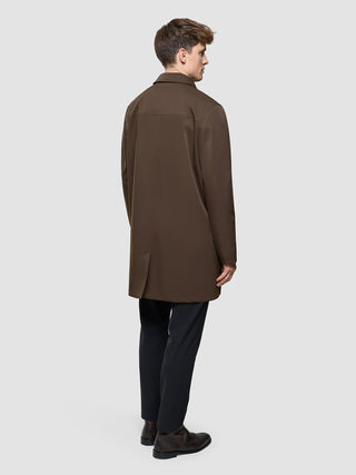 Waterproof Trench Coat Dark Brown