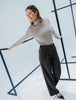 Fine Knit Turtleneck Dark Sand