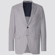 Essential Blazer Regular Duo Check Blue