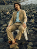 Tech Wool Blazer Sand Regular