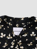 Breeze Bowling Short Sleeve Shirt Black Flowers