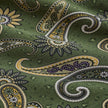 Breeze Bowling Short Sleeve Shirt Green Paisley