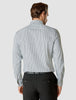 Dress Shirt Blue Mirage Stripes Regular