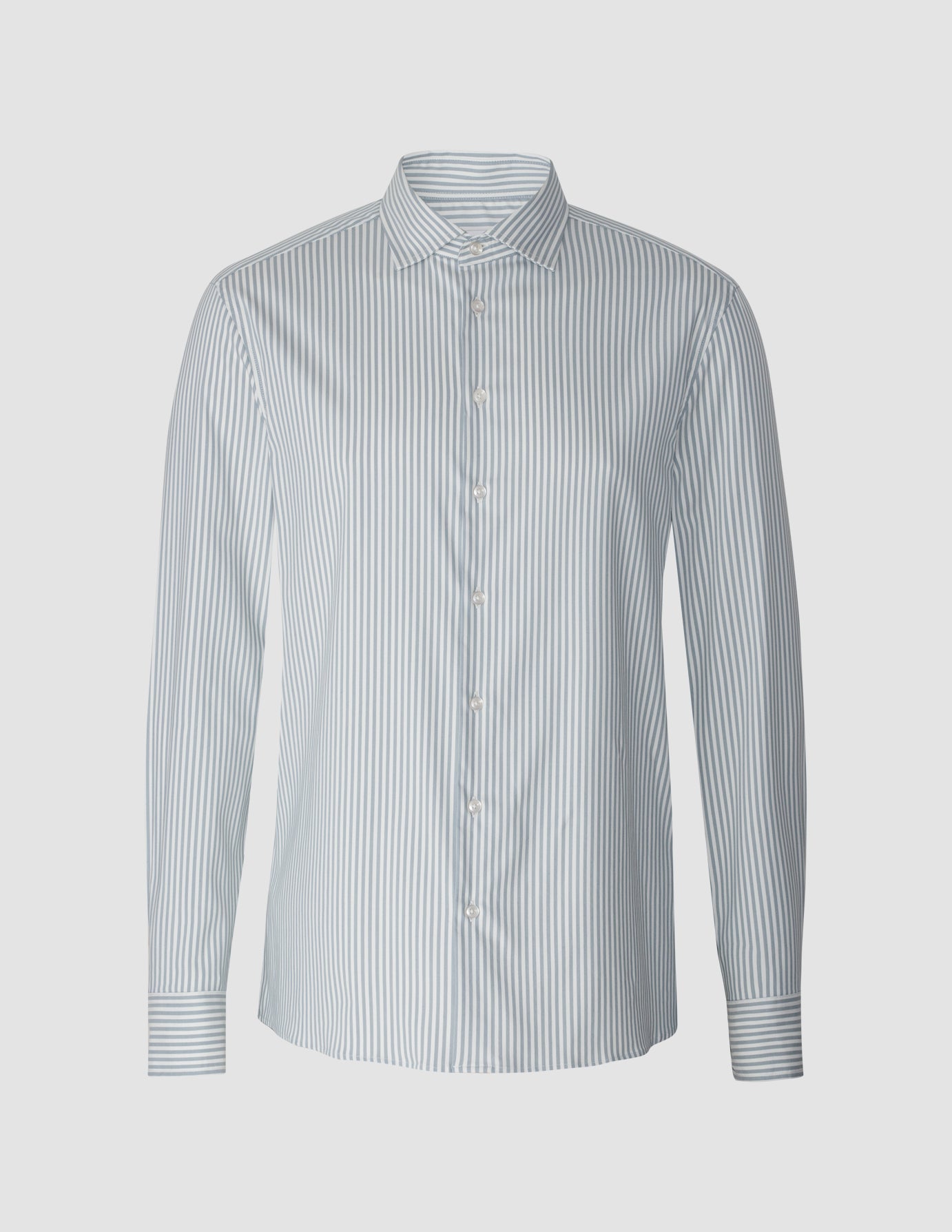 Dress Shirt Blue Mirage Stripes Regular