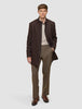 Casentino Wool Coat Saddle Brown