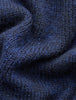 Chunky Soft Wool Knit Vest Dark Navy Melange