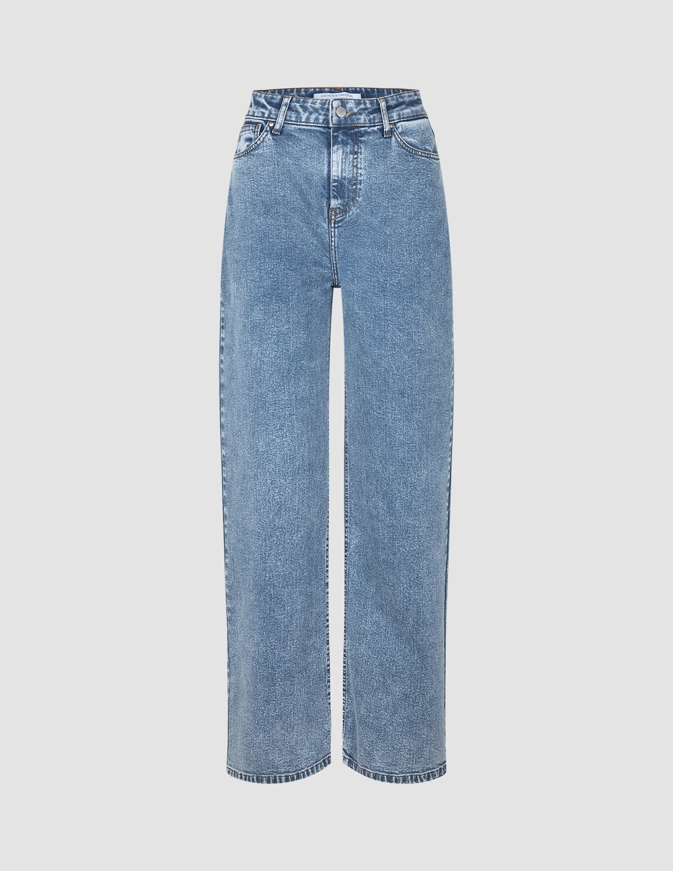 Women's Classic Jeans Relaxed Fit Snow Blue Wash