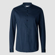 Classic Shirt Mandarin Collar Navy