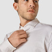 Classic Shirt Grey Lilac Stripes Slim