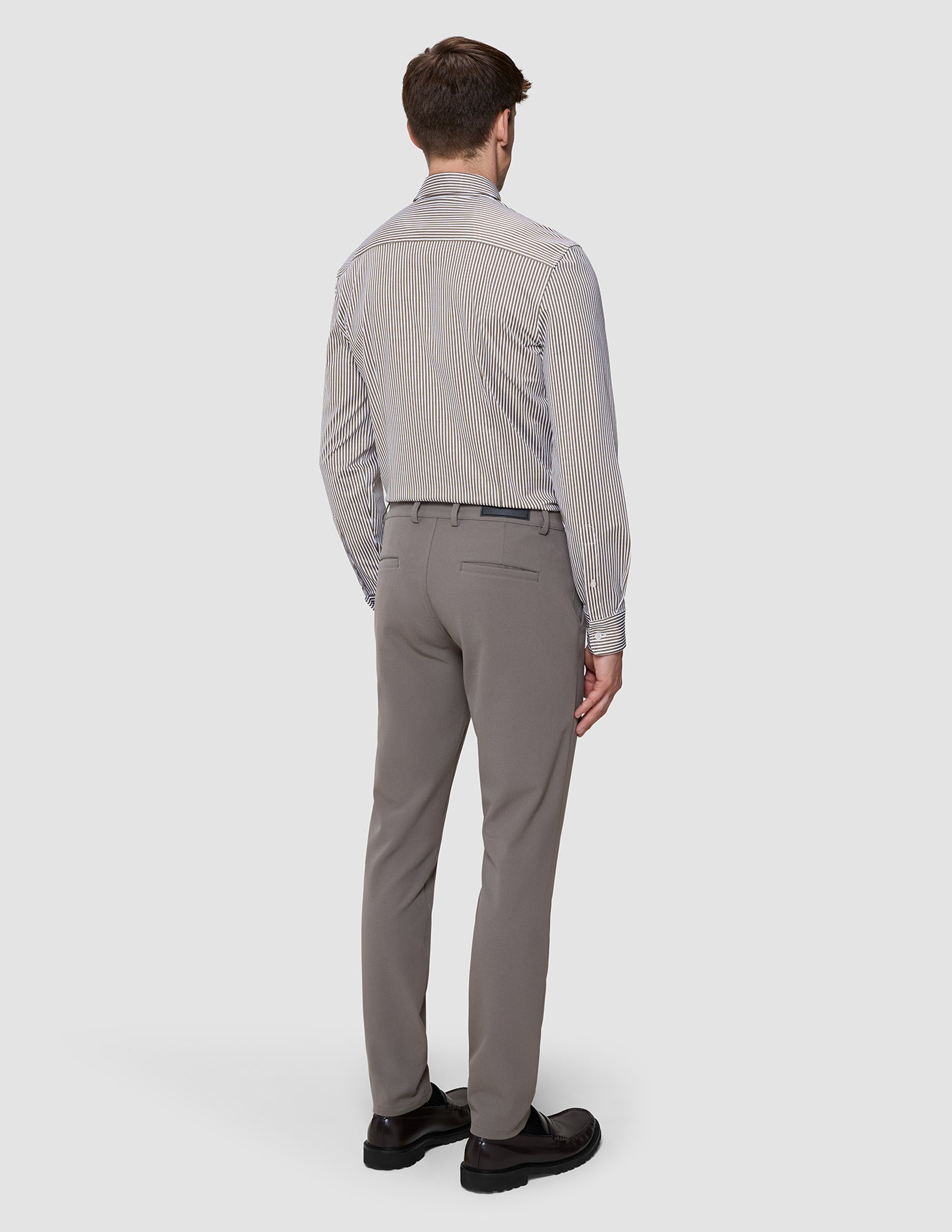 Classic Shirt Shadow Brown Stripe Regular