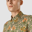 Classic Short Sleeve Shirt Flower Oasis