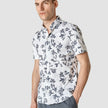 Classic Short Sleeve Shirt Navy Flower